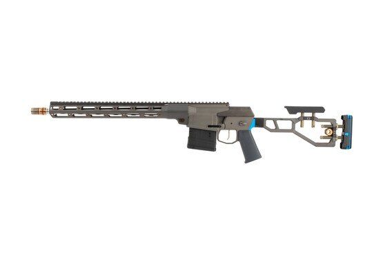 Q 16" The Fix bolt action rifle with grey finish folding stock